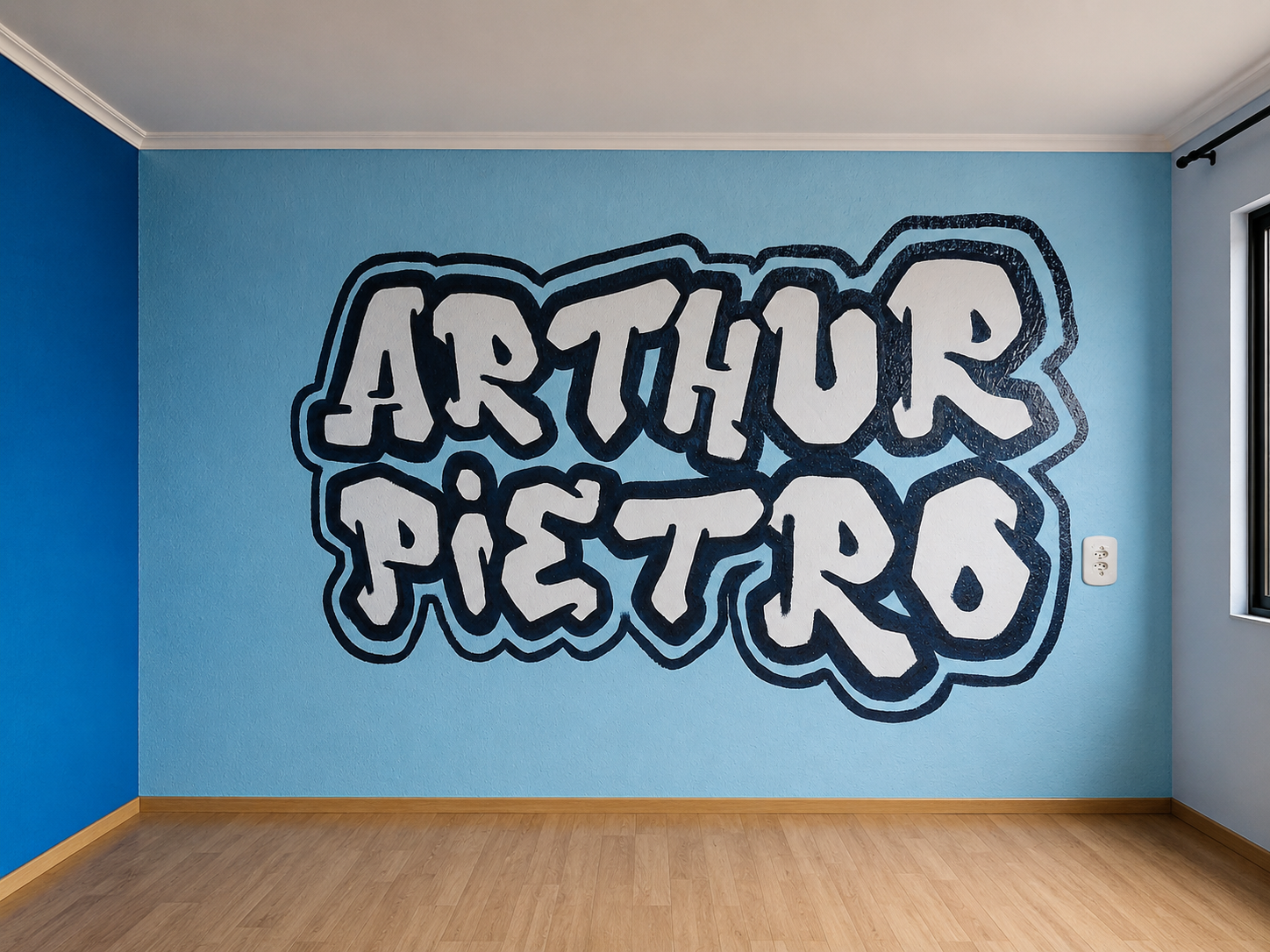 Pintura personalizada para una habitación infantil