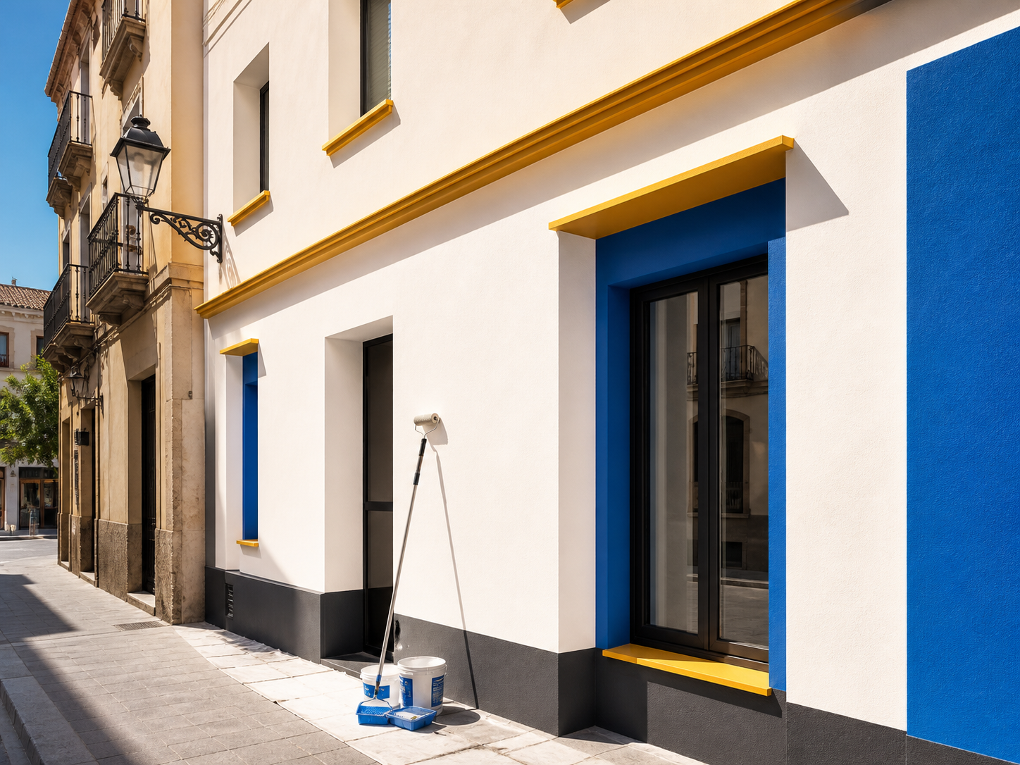 Servicio de pintura de fachadas