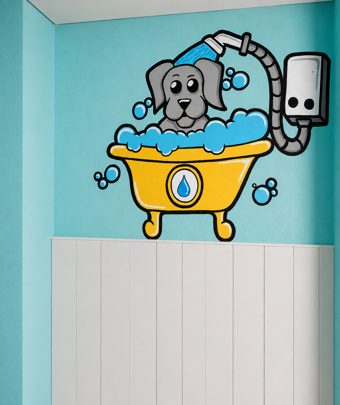 Diseño para PetShop Salpicão en Utebo