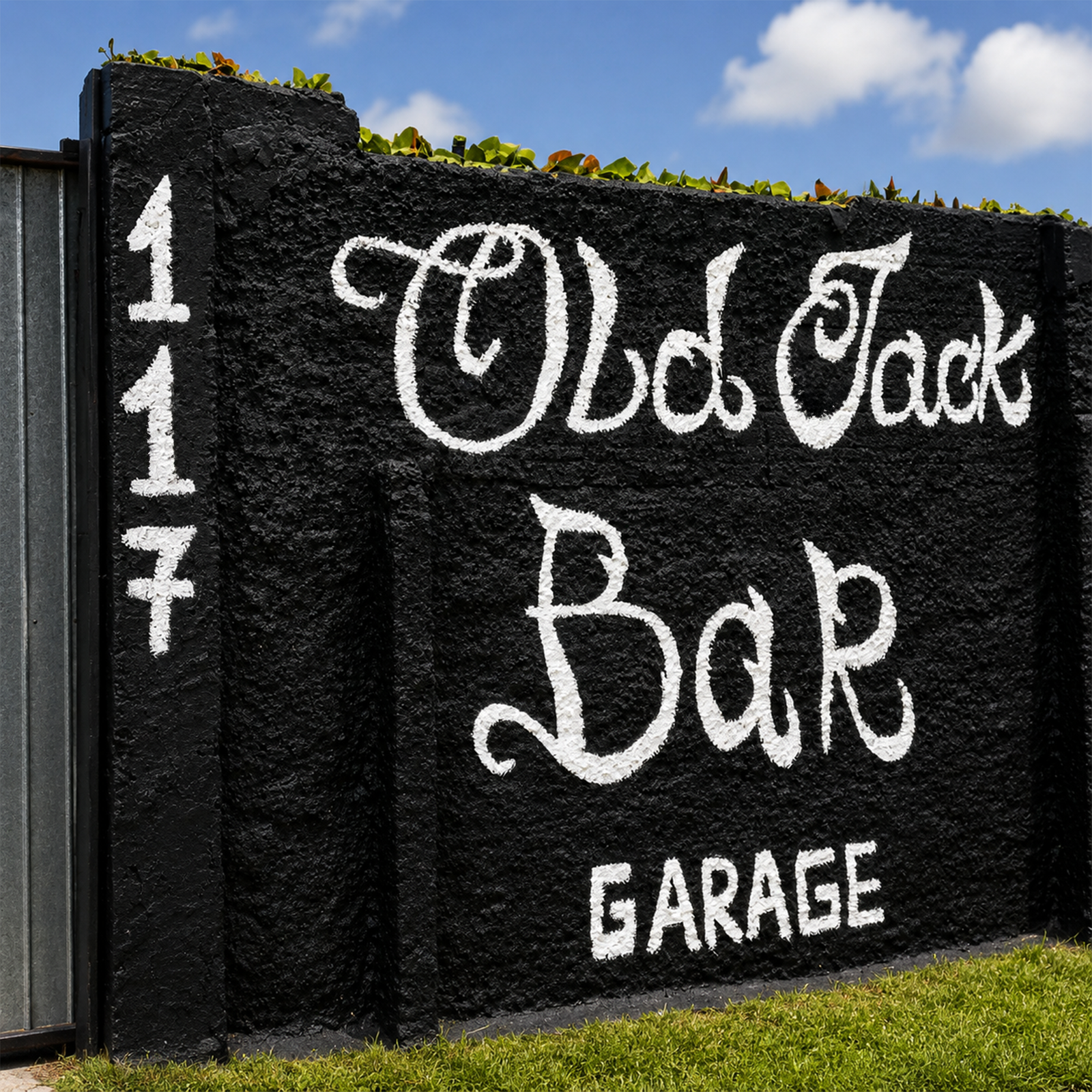 Pintura mural para Old Jack Bar Garage